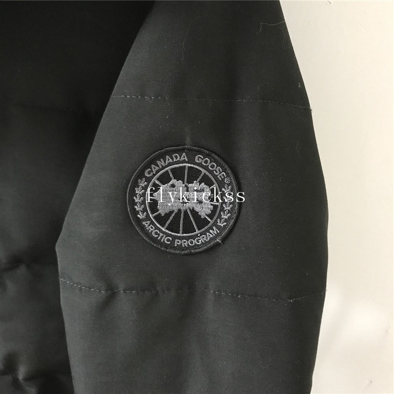 Nobis Canada Goose Black Coat Grey logo